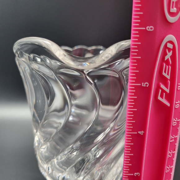 VTG Fostoria Colony 2412 Swirl‎ Footed Cereal Pitcher 5 7/8" Pint 16oz - Picture 6 of 7